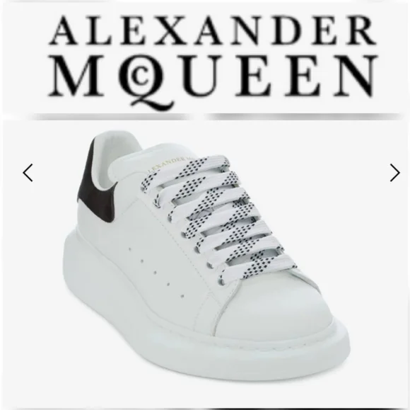 Alexander McQueen Oversized White Sneakers - Picture 3 of 10